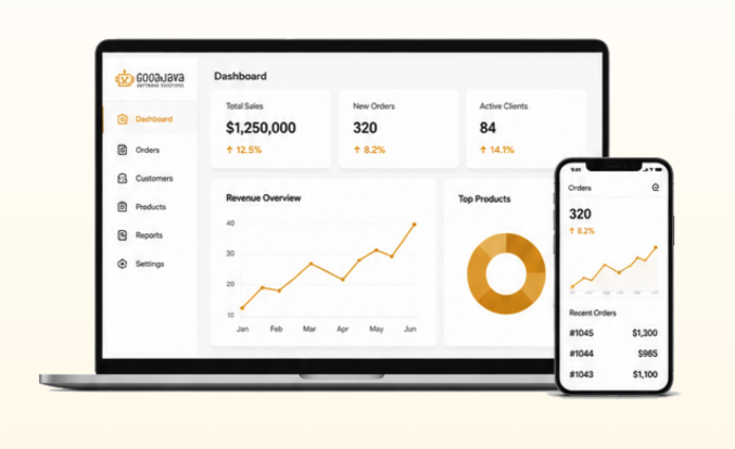 GoodJava dashboard preview